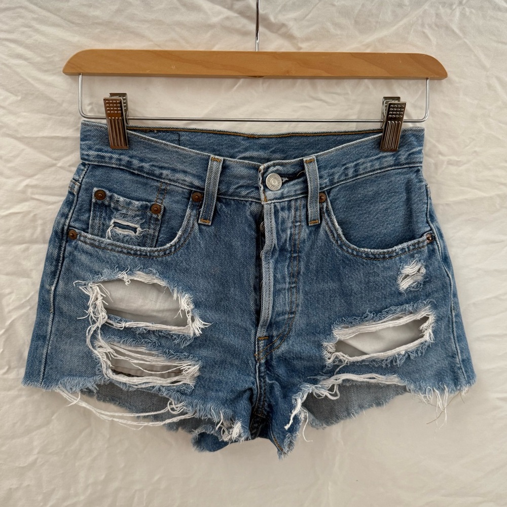 Levi's 501 Blue Jean Shorts